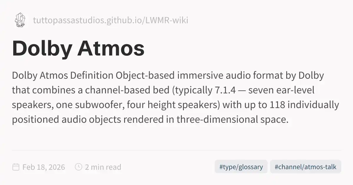 Dolby Atmos